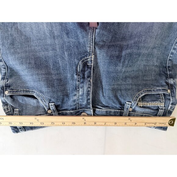 Rock & Roll Denim Jeans Womens 32x33 Straight Bootcut Western Cowgirl Rodeo - Picture 7 of 11